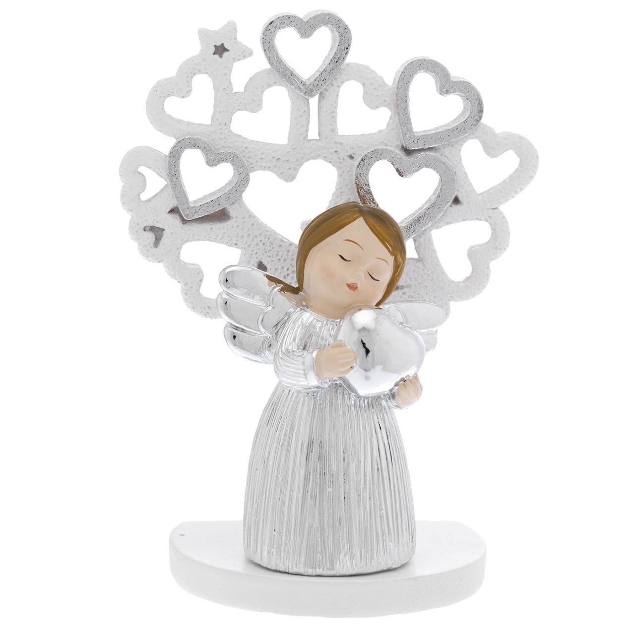 ANGIOLETTO CON CUORE SU ALBERO STILIZZATO G
